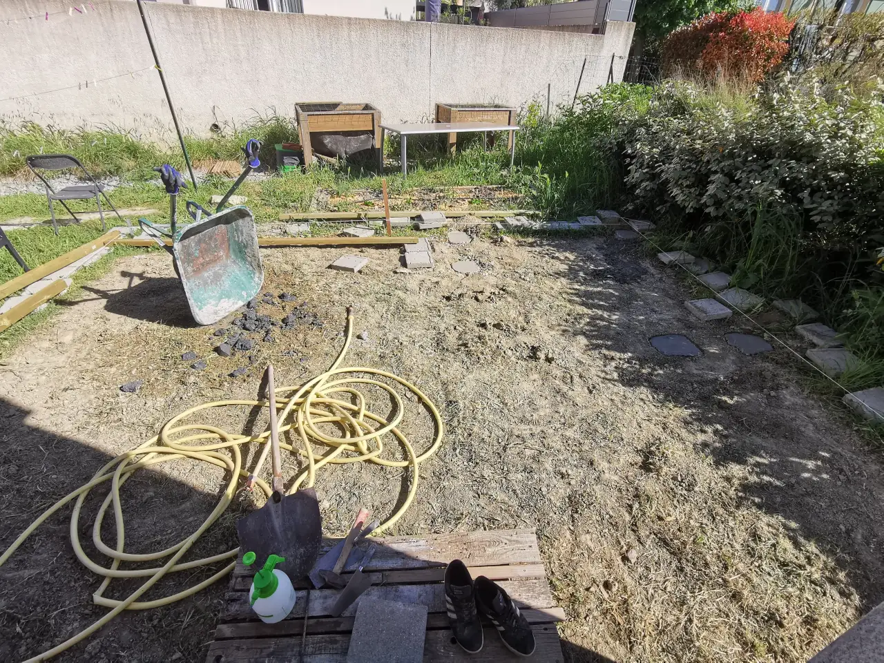 before : Terrasse Sud